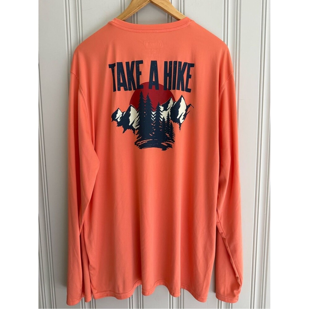Coleman Orange Performance Tee with White Logo